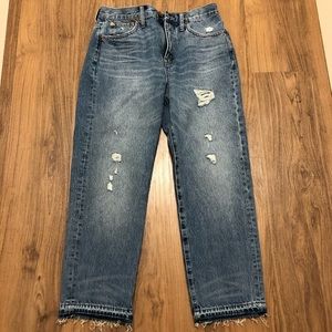 Madewell NWT classic straight jean W 29